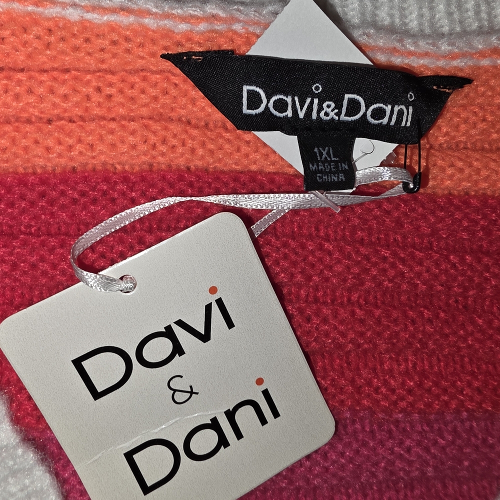 DAVI & DANI Multicolor Striped Cardigan - Picture 6 of 10